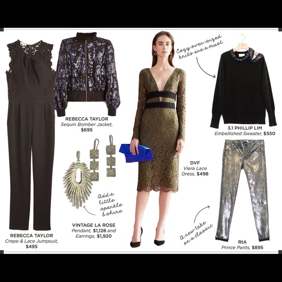 Rebecca Taylor Sequined Silk Bomber Jacket - Picture 5 of 6